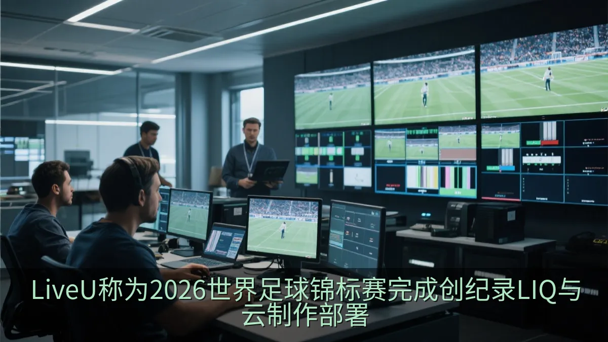 远程云制作中心监看多路体育赛事直播信号