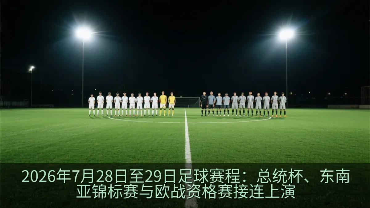 2026年7月28日至29日足球赛程：总统杯、东南亚锦标赛与欧战资格赛接连上演